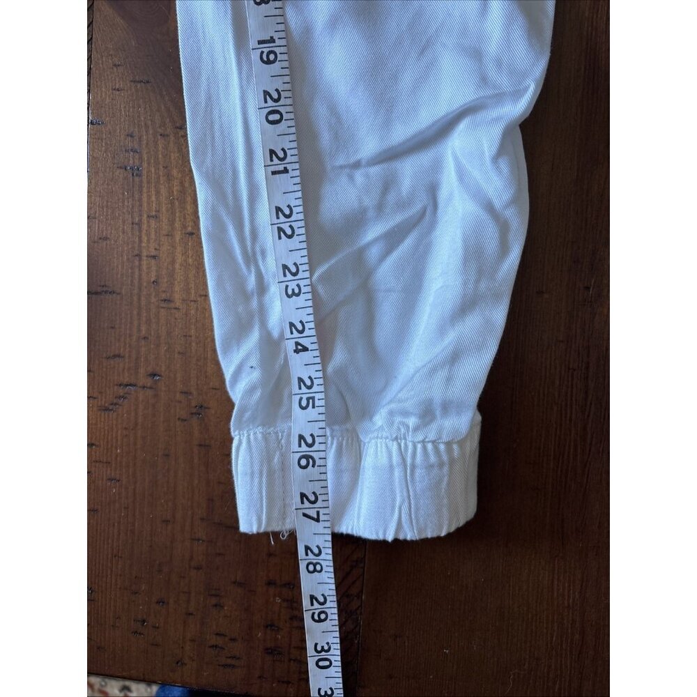 c c california White Cotton Joggers Size XS New - Picture 5 of 7